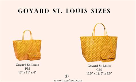 green goyard bag images|goyard bag size comparison.